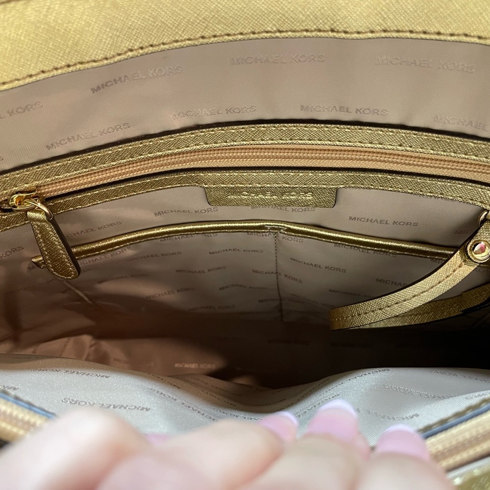 Michael Kors Shimmering Gold Tote - Picture 7 of 7